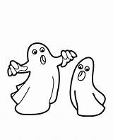 Coloring Ghost Pages Scary Drawing Kids Printable Getcolorings Color Getdrawings sketch template