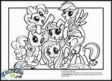 Coloring Little Pony Pages Comments sketch template