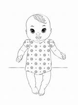 Baby Alive Coloring Pages Template sketch template