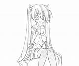 Aria Kanzaki sketch template