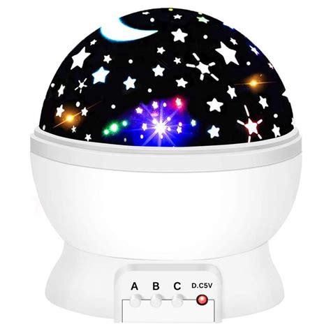 3d Star Projector Lamp 360 Degree Star Night Light Romantic Room
