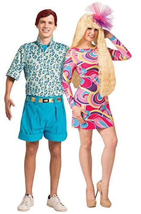 totally hair barbie ken doll couples costume set officially licensed
