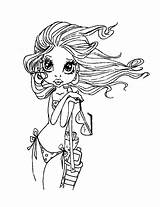 Canary Saturated Coloring Pages Digi Stamps Color Stamp Drawings Girls Digital Copic Printable Cali sketch template
