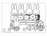 Miffy Colouring Friends Coloring Pages ミッフィー Cartoon Birthday Baby Friend Bruna Choose Board イラスト ユーザー 保存 sketch template