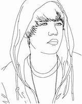 Bieber Justin Hoodie Coloring Wearing Netart Kleurplaten Pages Kleurplaat Uitprinten Downloaden sketch template