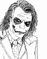 Joker Colorear Coringa Heath Ledger Desenho Hitam Putih Keren Película Wonder Weinreben Kostenlose Druckvorlagen Bocetos Ausmalen Coloriages sketch template