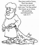 Men Fishers Bible Coloring Pages Kids Sunday Jesus School Story Will Make Follow Crafts Come Church Children Colouring Luke Fish sketch template