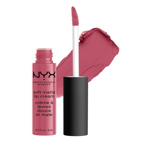 nyx professional makeup soft matte lip cream high pigmented cream lipstick montreal mauvey