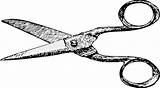 Clipart Hair Scissors Clip Shears Library Drawings sketch template