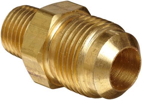 anderson metals brass tube fitting  union  flare   male pipe amazonca tools