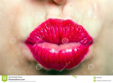 beautiful red lips giving kiss stock image image of attractive kissing 46655607