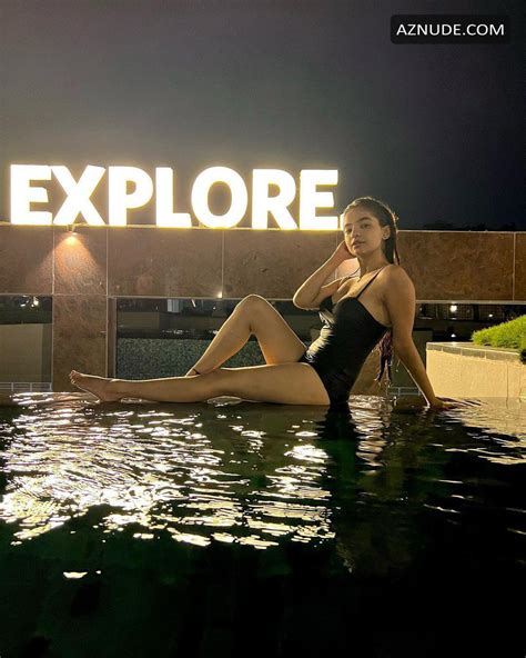 Beautiful Anushka Sen Pool Bikini Look Aznude