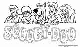 Scooby Doo Dooby Print sketch template