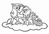 Pony Little Griffon Gilda Dash Rainbow Pages Cloud Coloring Pages2color Cookie Copyright sketch template