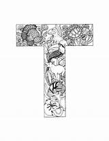 Coloring Pages Alphabet Letter Letters Adult Printable Detailed Adults Mandala Sheets Momswhothink Print Books Kids Colorful Doodle Book Popular Flower sketch template