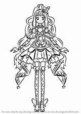 Pripara Draw Drawing Step sketch template