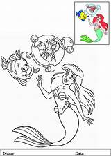 Coloring Pages Ariel Colorat Mermaid Desene Planse Coloreaza Online Princess Disney sketch template