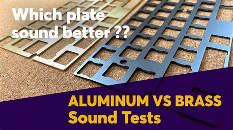 aluminum plate  brass plate sound test  plate sound