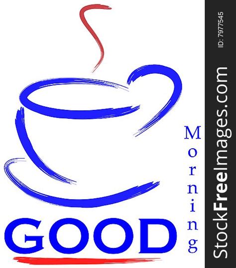 good morning logo  stock images   stockfreeimagescom