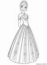 Reine Neiges Coloriage sketch template