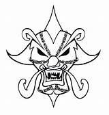 Icp Coloring Pages Juggalo Drawings Posse Insane Clown Drawing Ninja Getdrawings Clipartmag Getcolorings Sketch Template sketch template