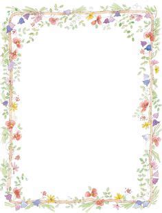 pretty papers stationery page borders   printa clipart