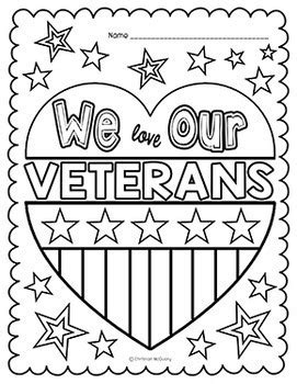 veterans day coloring pages  pre  tweets tpt