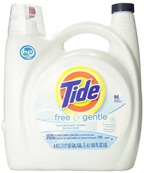 tide  gentle  liquid laundry detergent unscented    loads deals
