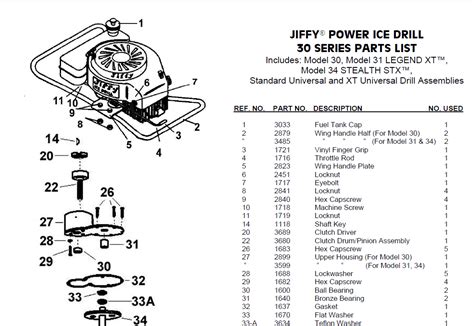 strikemaster ice auger parts diagram naturemed