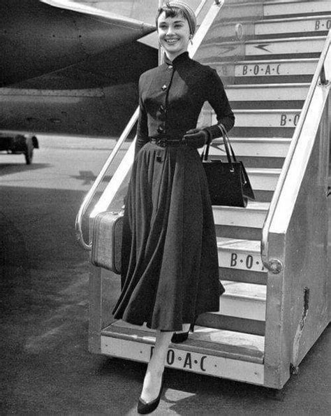 Audrey Hepburn 1954 Retro Mode Mode Vintage Vintage 40s Aesthetic