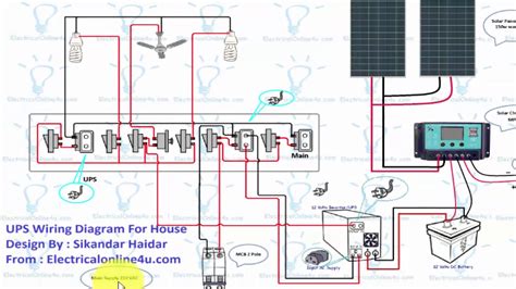 house wiring diagram  inverter connection doctor heck
