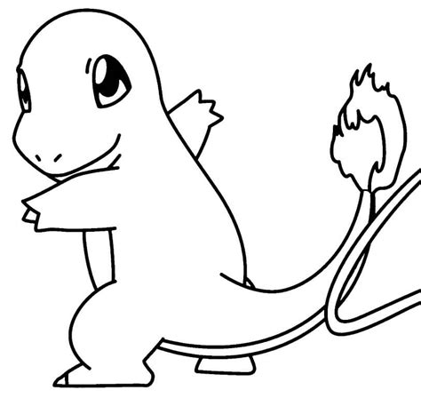 funny charmander coloring page  printable coloring pages  kids