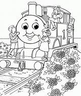 Coloring Thomas Train Pages Engine Tank Kids Popular sketch template