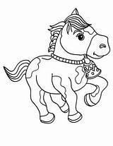 Horse Coloring Pages Funny Baby Animals Color Kids Horses Drawing Hellokids Print Pic Crayola Pony Cute Galloping Pretty Printable Animal sketch template