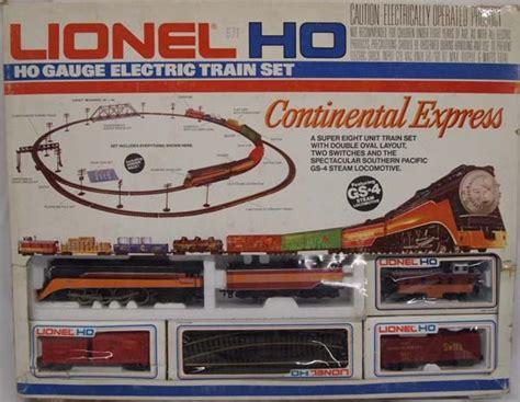 Lionel Ho Gauge Electric Train Set Continental Exp