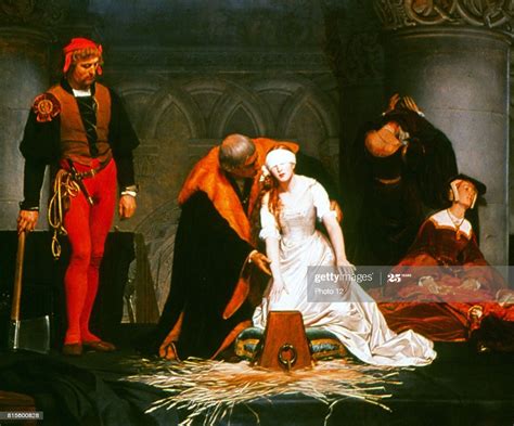 The Execution Of Lady Jane Grey Painting By Paul
