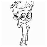 Peabody Sherman Coloring Mr Pages Printable Print Color sketch template