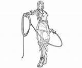 Whip Weapon sketch template