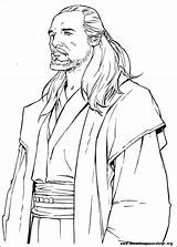Gon Jinn Jin Jedi Skywalker Colorear Starwars Colorat Planse Maestro Rebels Clones Coloradisegni Ausmalbild Ratings sketch template