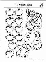Apples Dr Preschool Seuss Apple Activities Book Kindergarten Toddler Top Ten Coloring Pages Books Math Curriculum Theme Craft sketch template