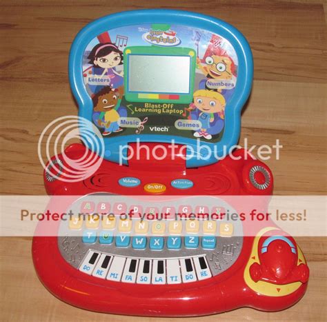 vtech disney  einsteins blast  learning laptop computer toy pat rocket