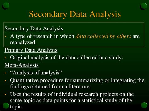content analysis  secondary analysis