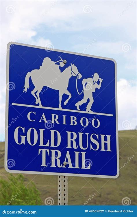 gold rush trail stock photo image  place road mountains