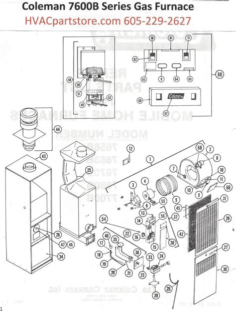 coleman mobile home furnace schematics
