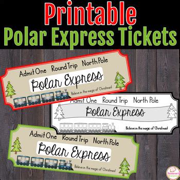 polar express  printable  nastaran tpt