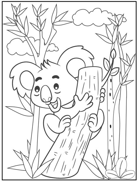 coloring pages animal kingdom theme etsy