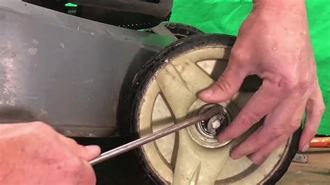 honda mower   replace  front wheels youtube