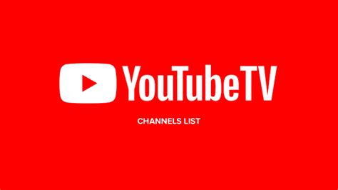 youtube tv channel list allconnect