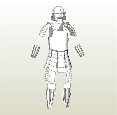 samurai armor drawing  getdrawings