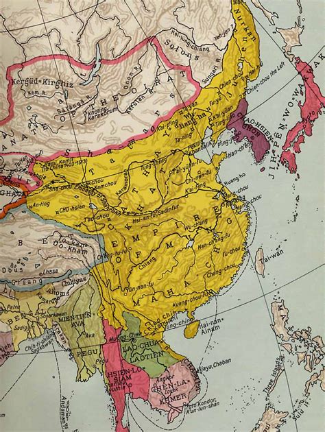 chinese ming dynasty geography map